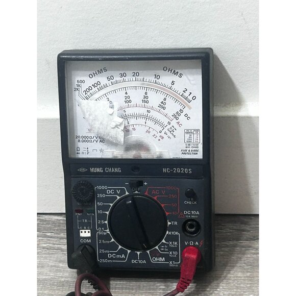 Vintage Hung Chang HC-2020S Analog Multimeter 1000V | 24 Measuring Ranges - Picture 1 of 5
